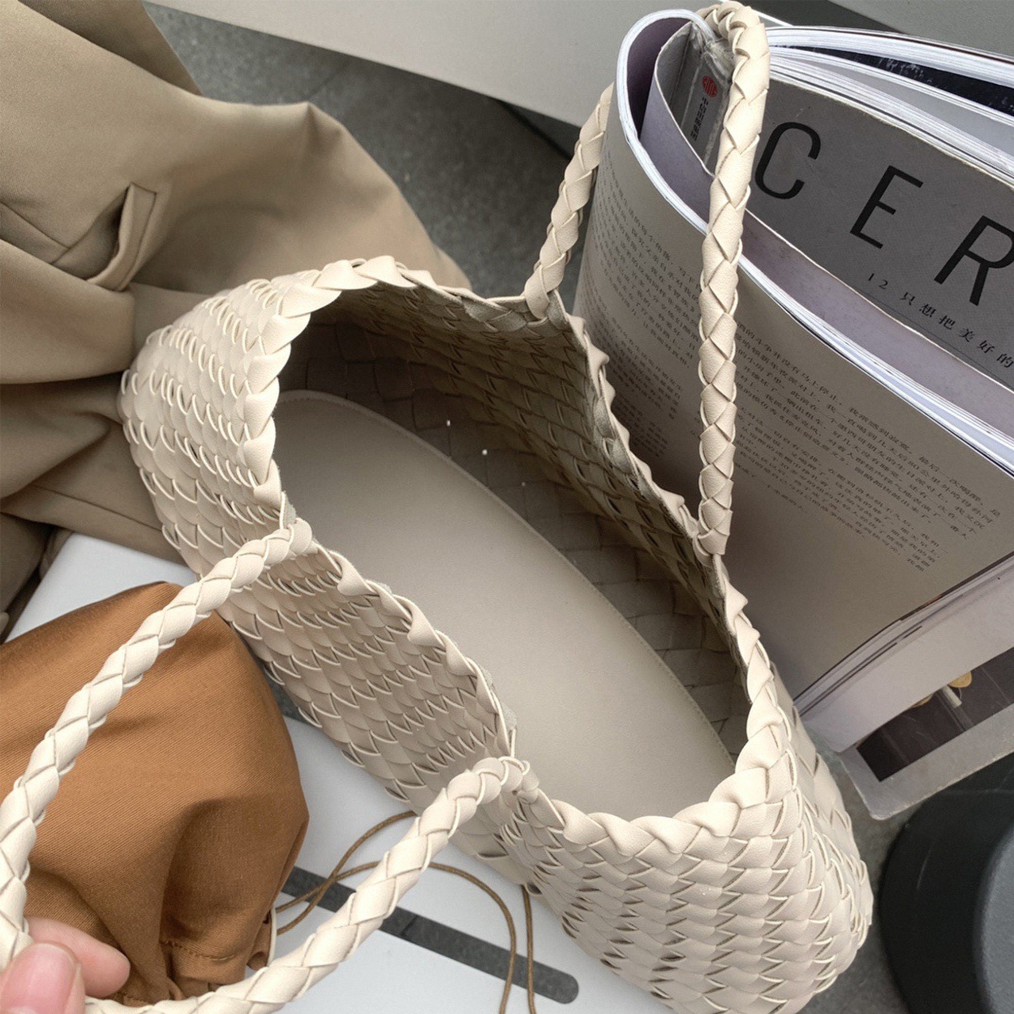 Woven Queen Tote Bag