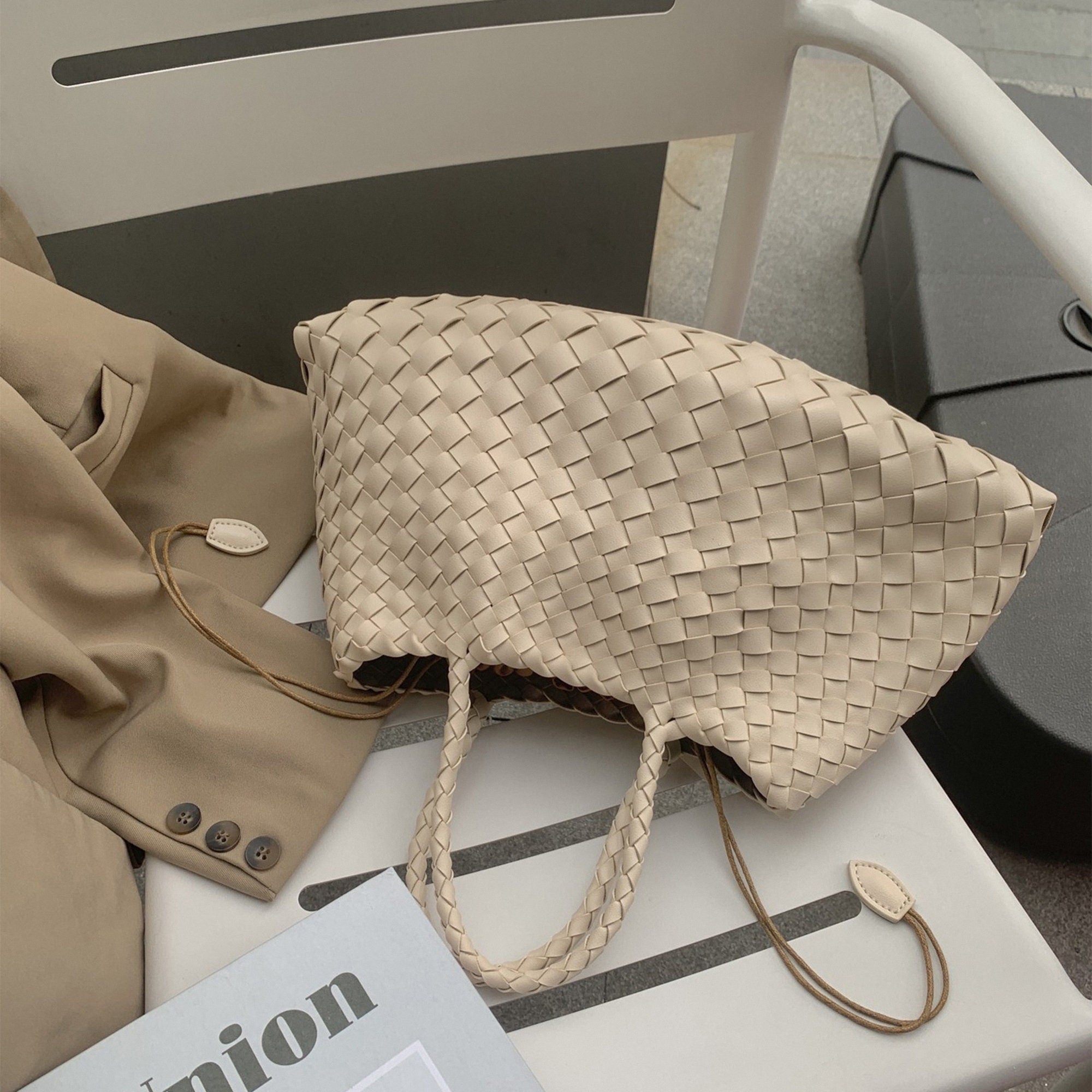 Woven Queen Tote Bag
