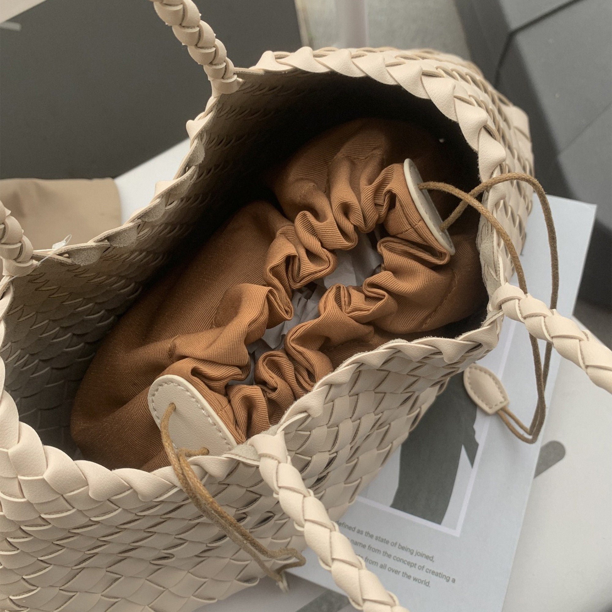 Woven Queen Tote Bag