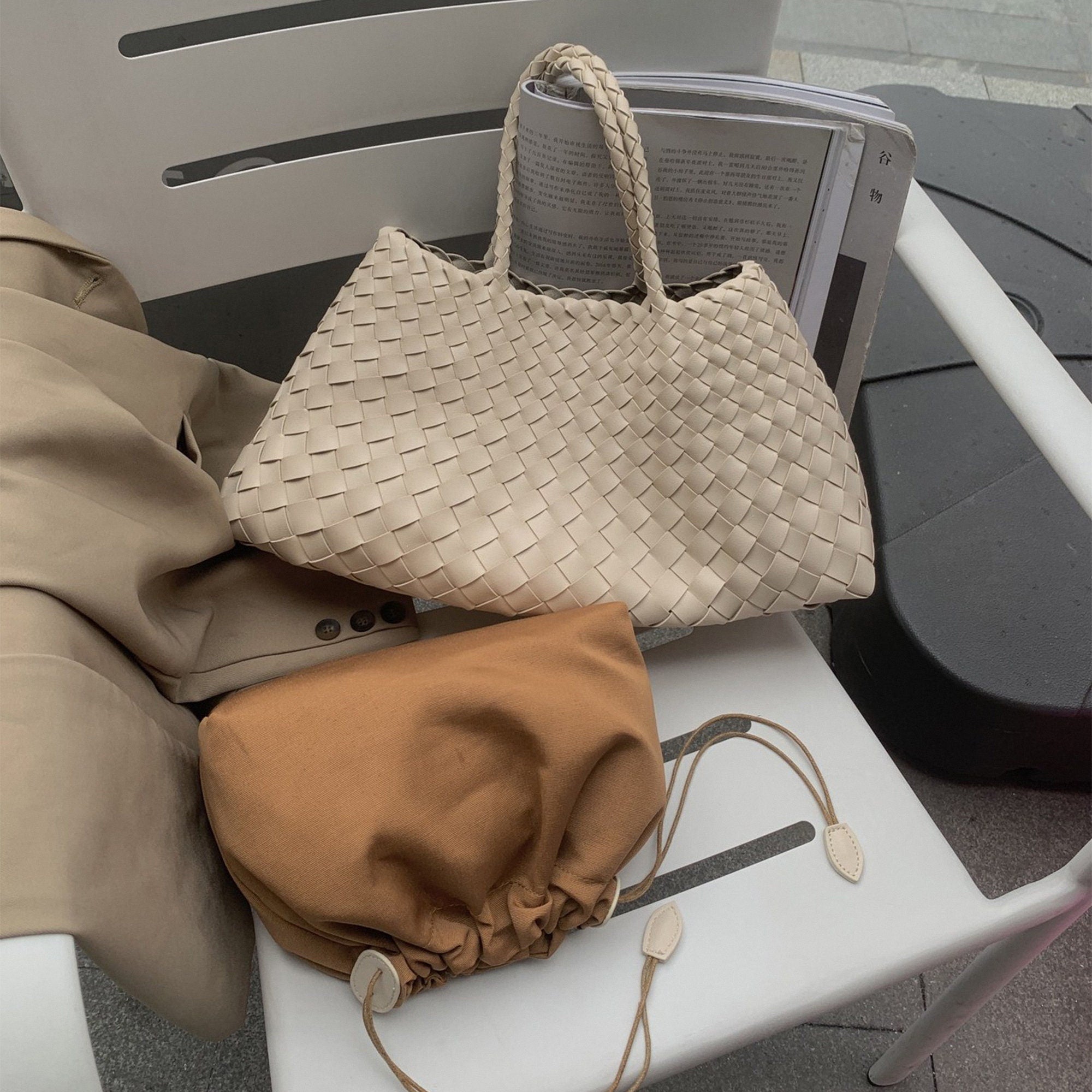 Woven Queen Tote Bag