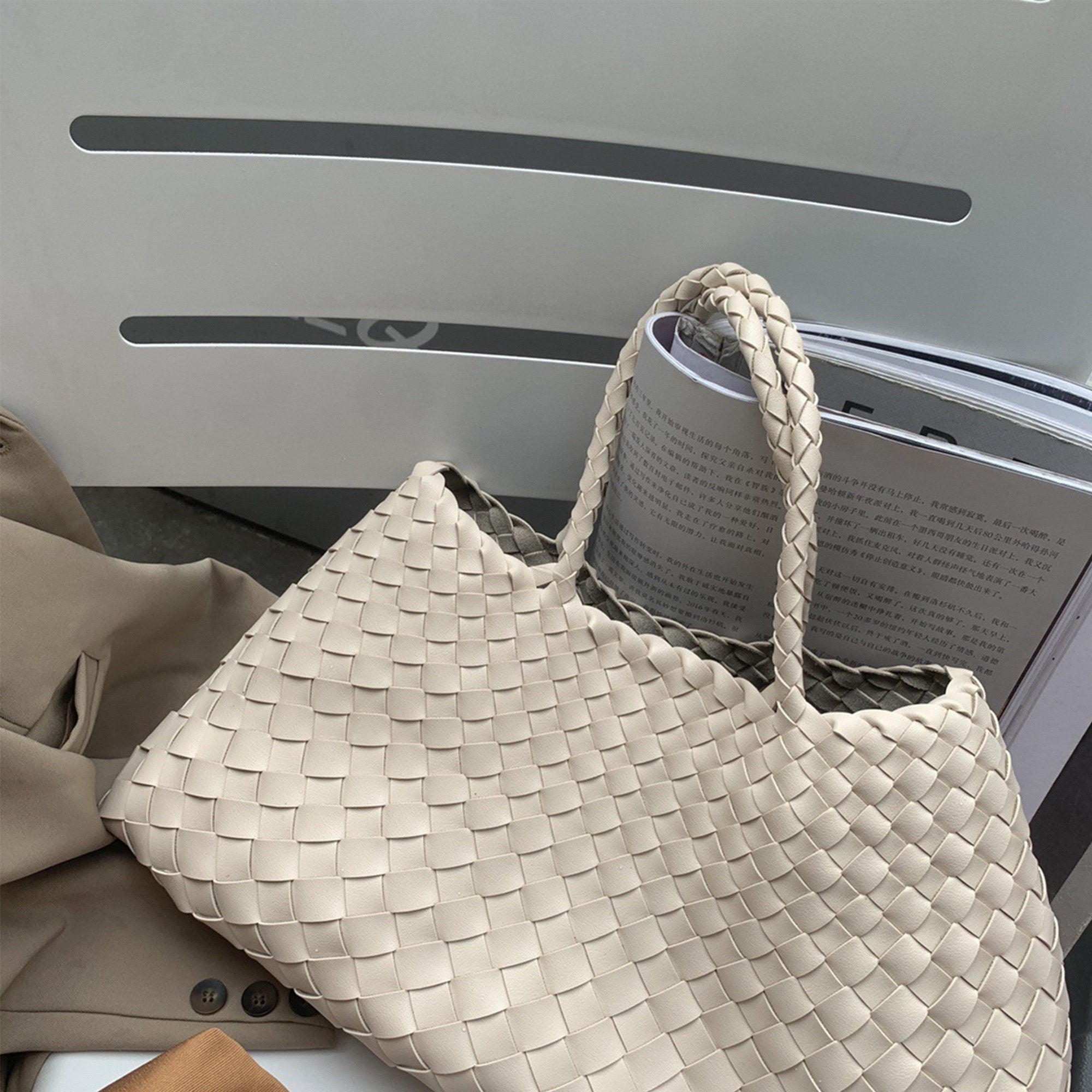 Woven Queen Tote Bag