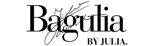 Bagulia By Julia Logo Black with a Signature