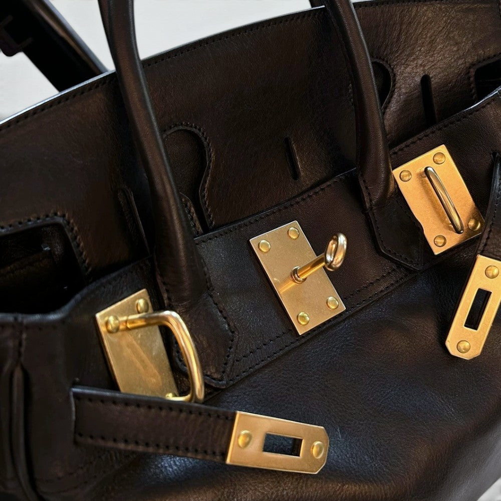 Cleo Slouchy Full Grain Leather Tote Bag