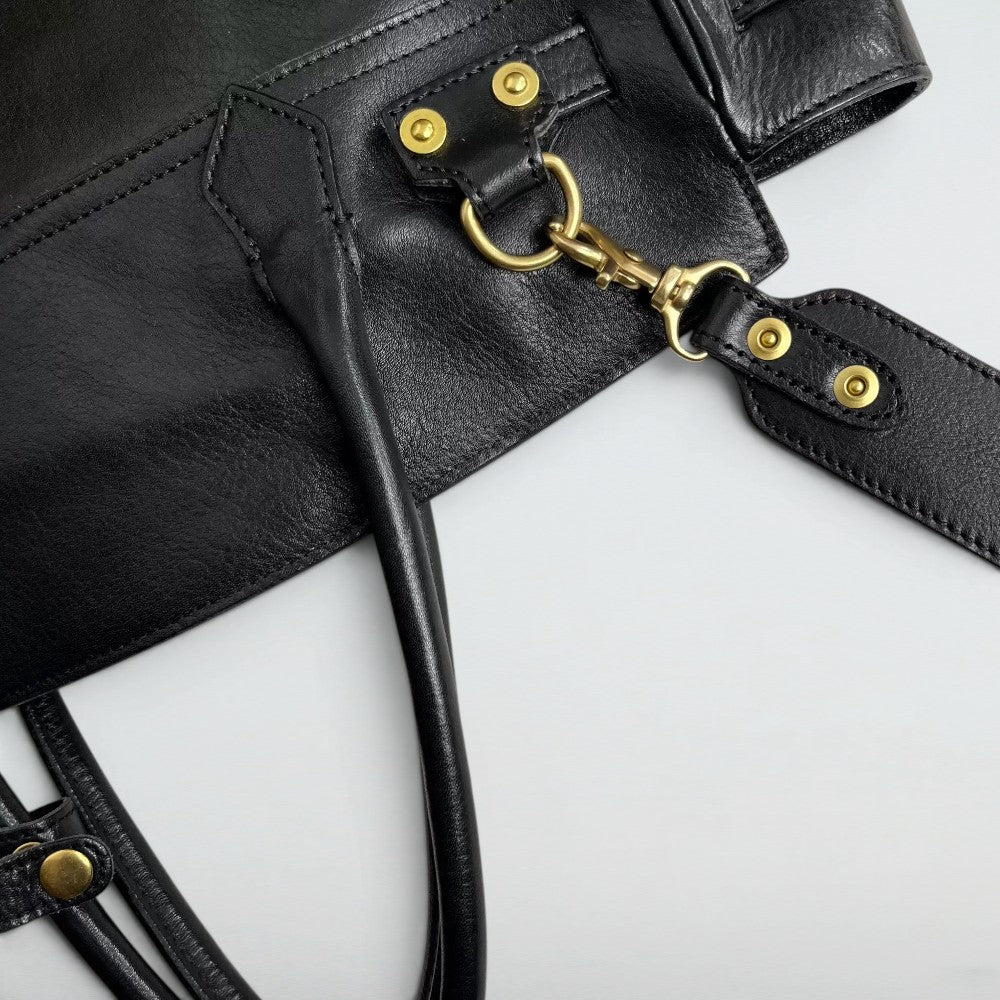 Cleo Slouchy Full Grain Leather Tote Bag