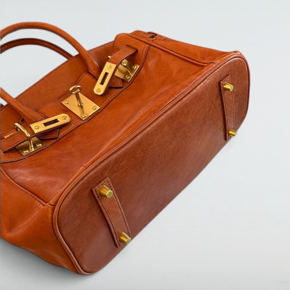 Cleo Slouchy Full Grain Leather Tote Bag