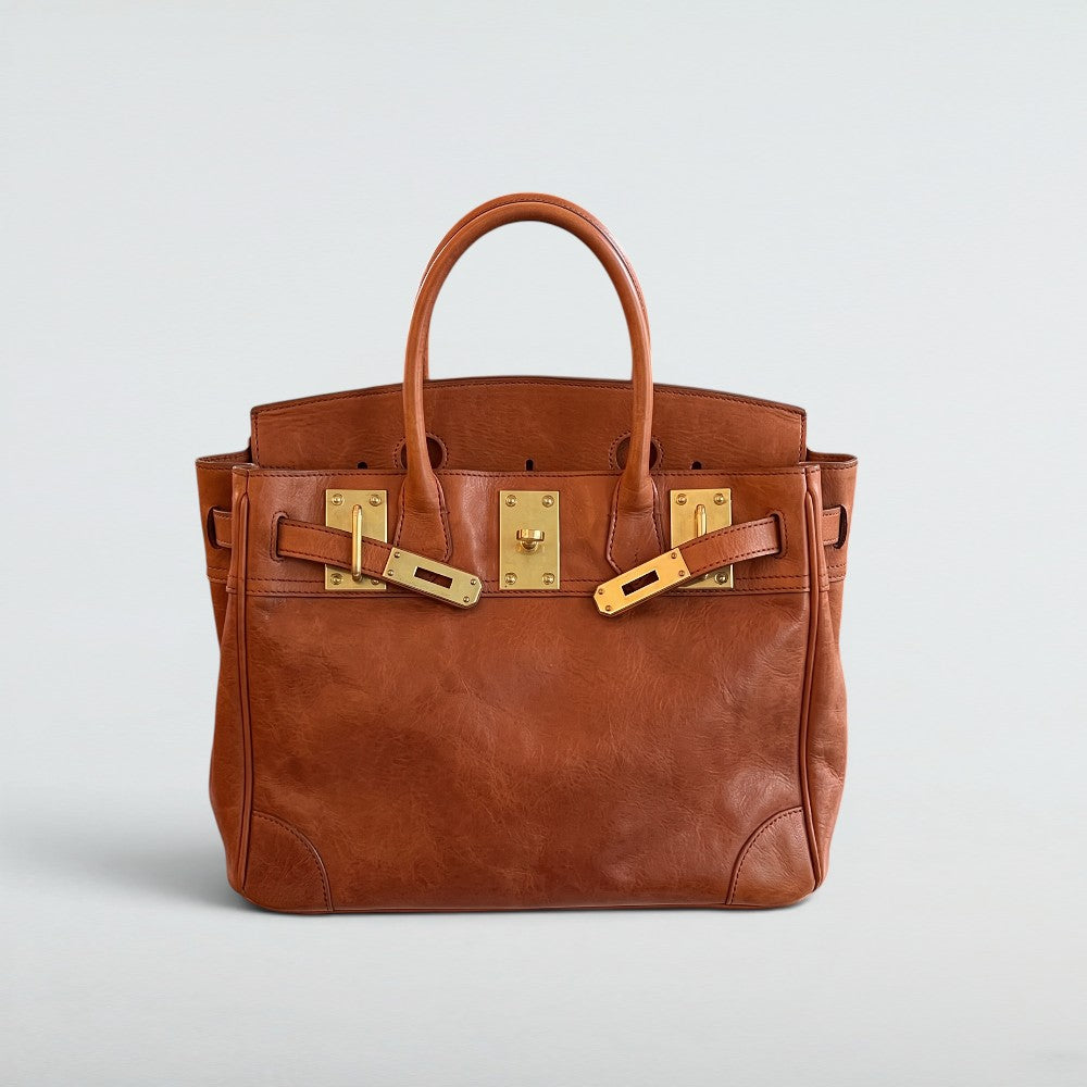 Cleo Slouchy Full Grain Leather Tote Bag