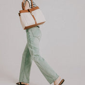 White Sahara Tote Bag