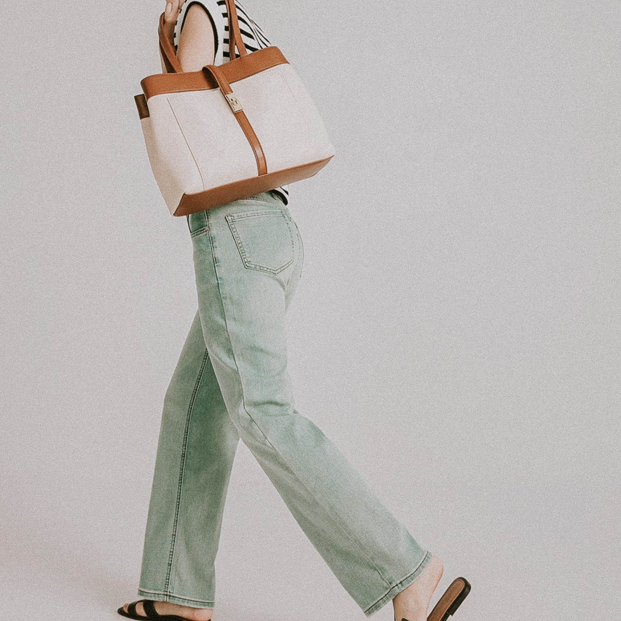 White Sahara Tote Bag