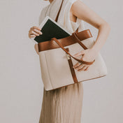 White Sahara Tote Bag