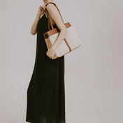White Sahara Tote Bag