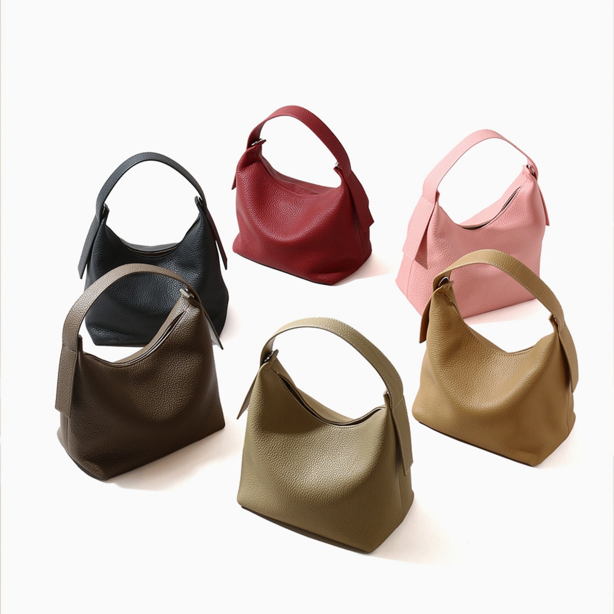 Slavia Pebbeled Handbag