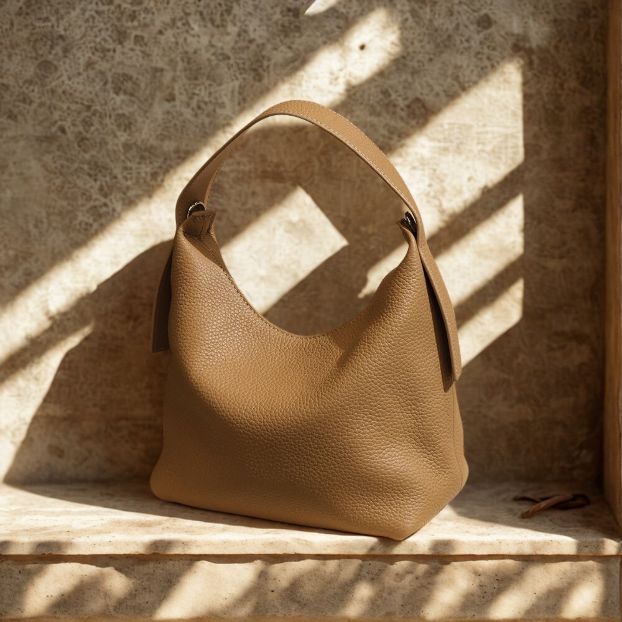 Slavia Pebbeled Handbag