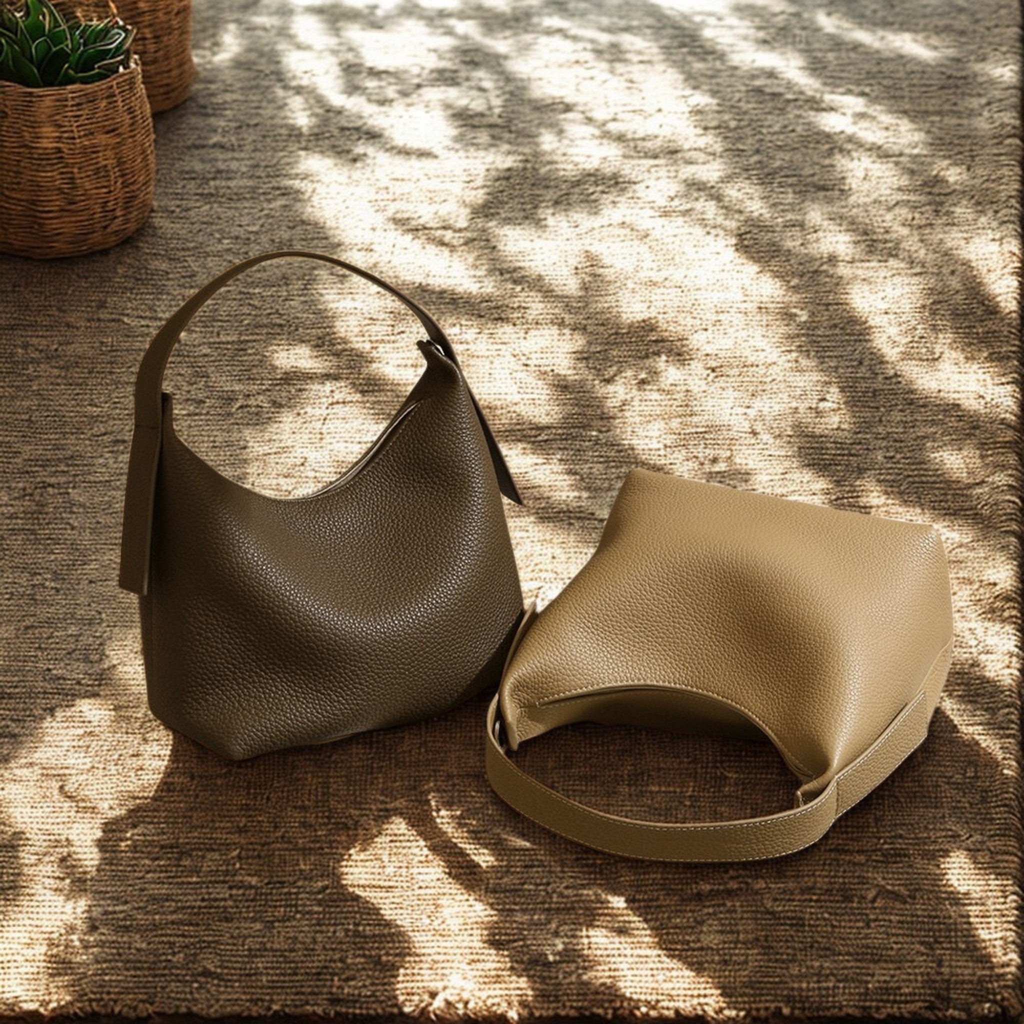 Slavia Pebbeled Handbag