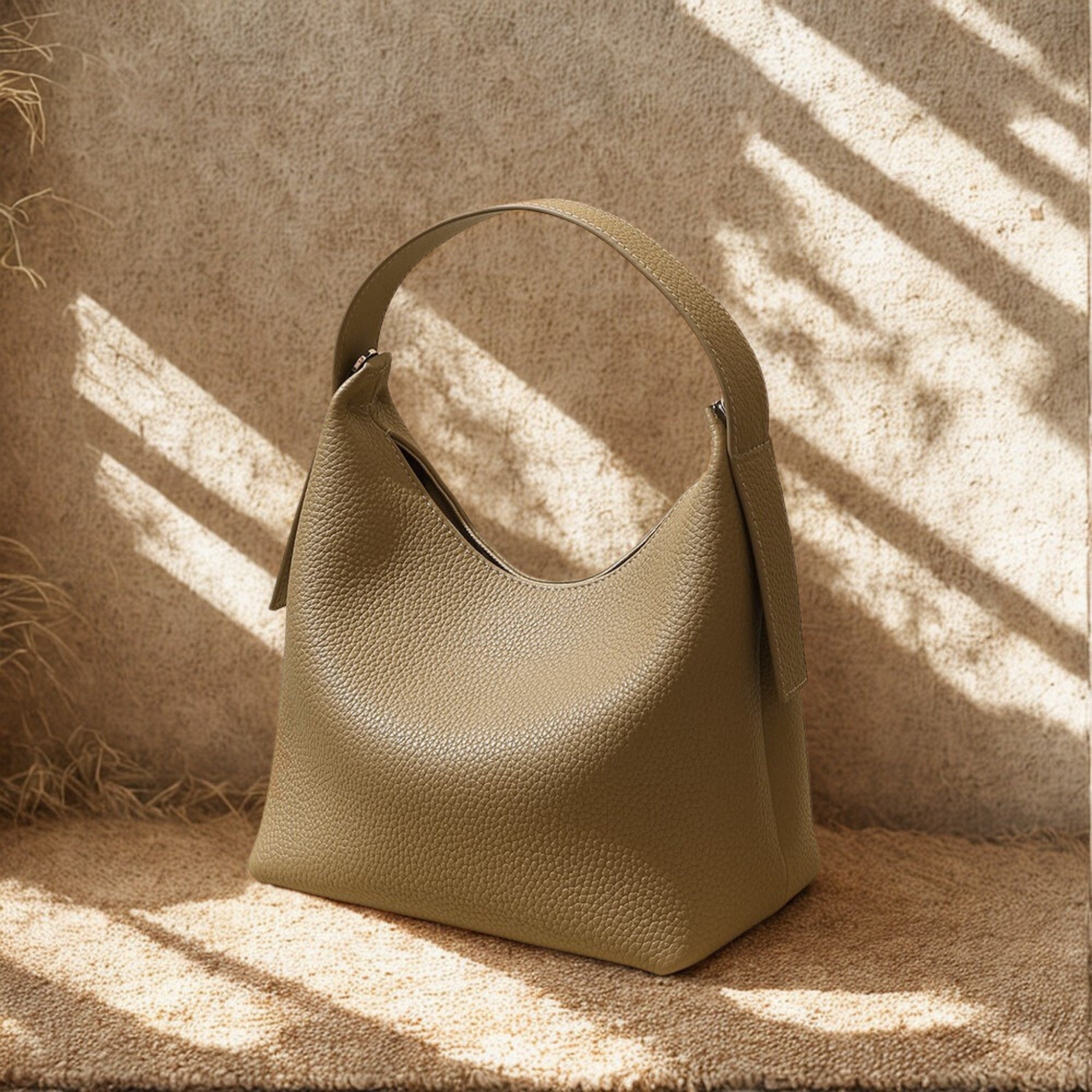 Slavia Pebbeled Handbag