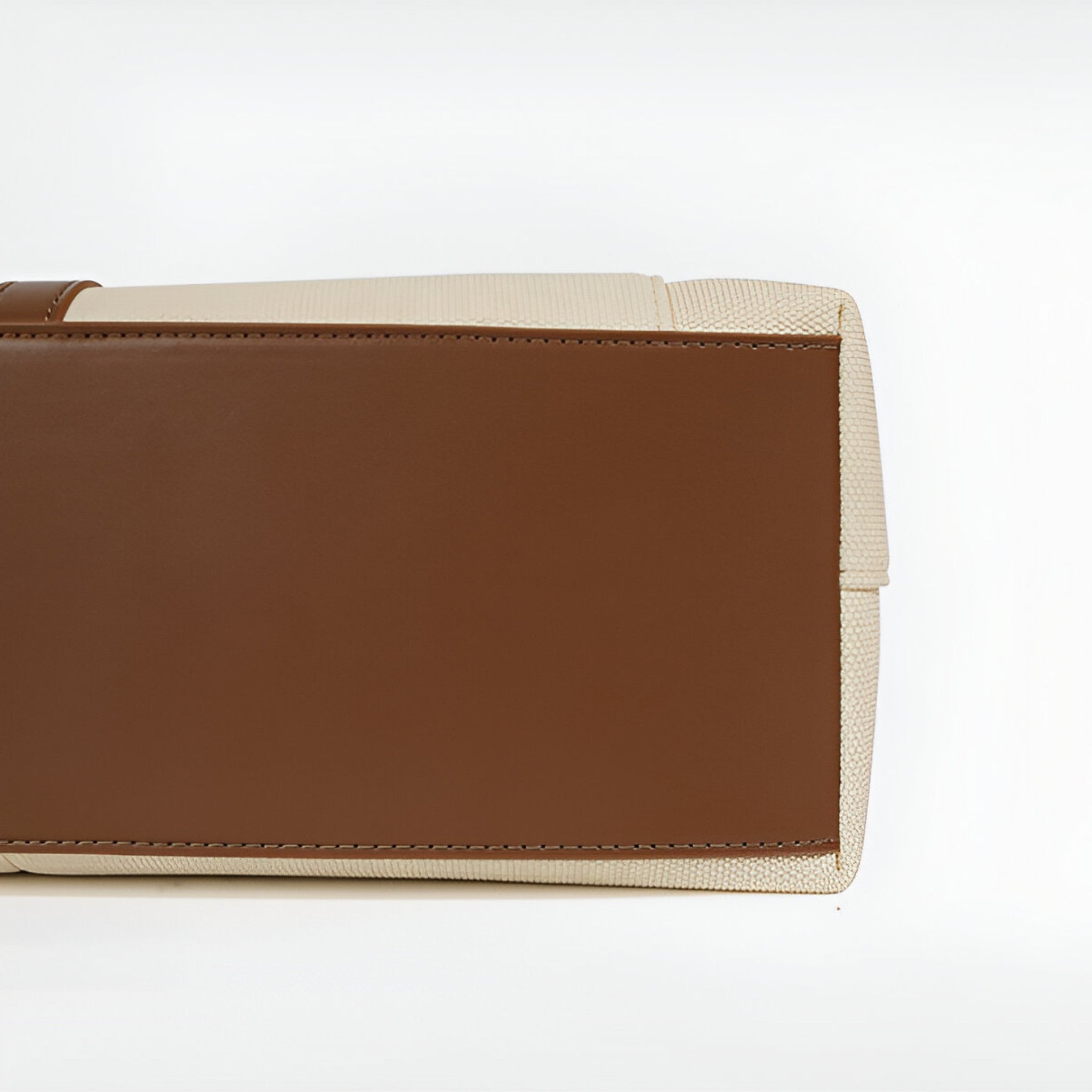 White-Sahara-Split-Leather-Canva-Tote-Bag-Bottom-Close-Up.jpg