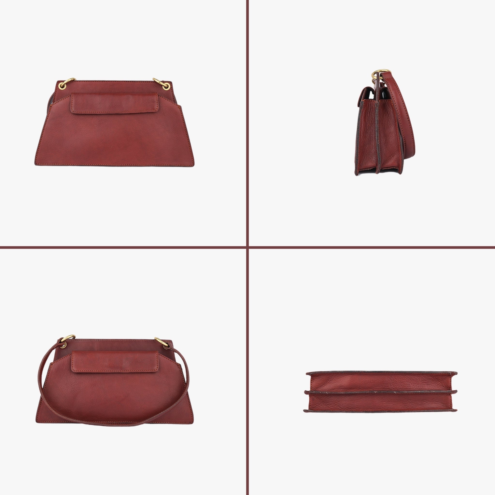 Arcadia Cross Body Bag - Bagulia - Luxury Handmade Leather Bags