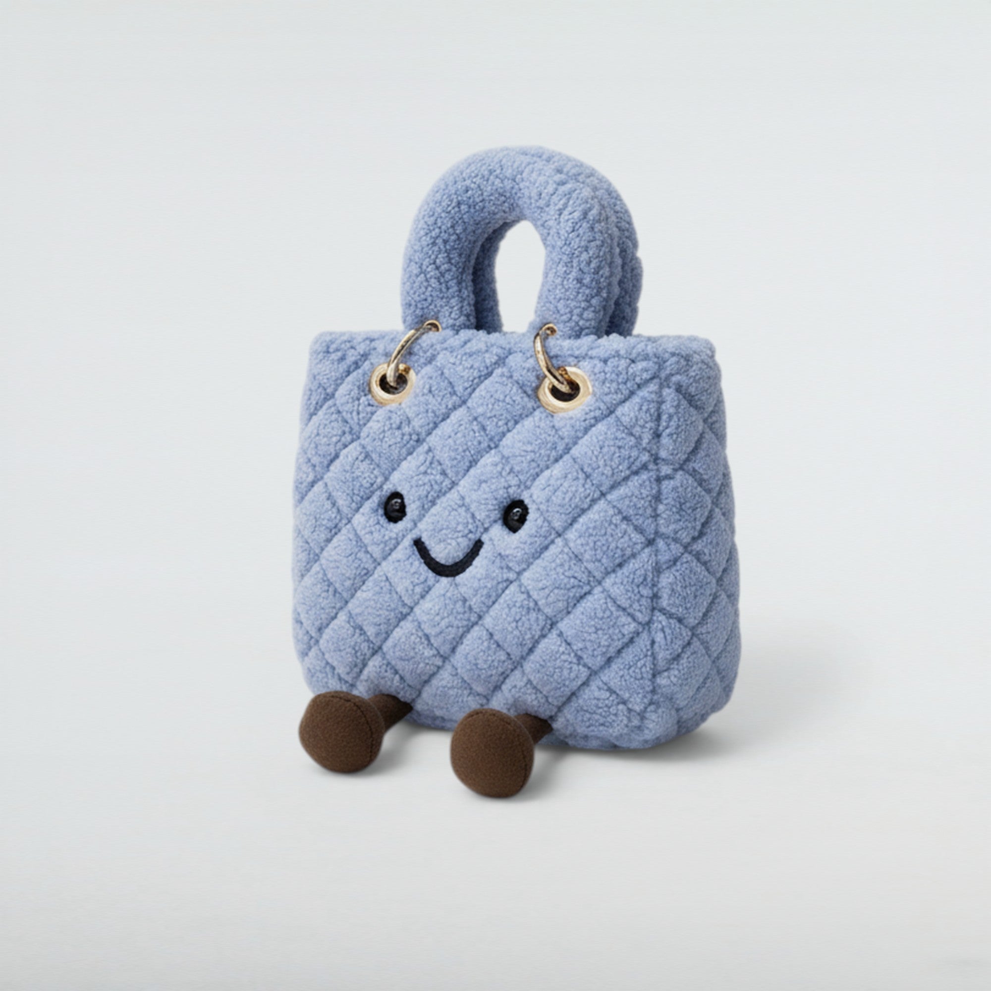 Birkini Quilted Plush Handbag - Bagulia