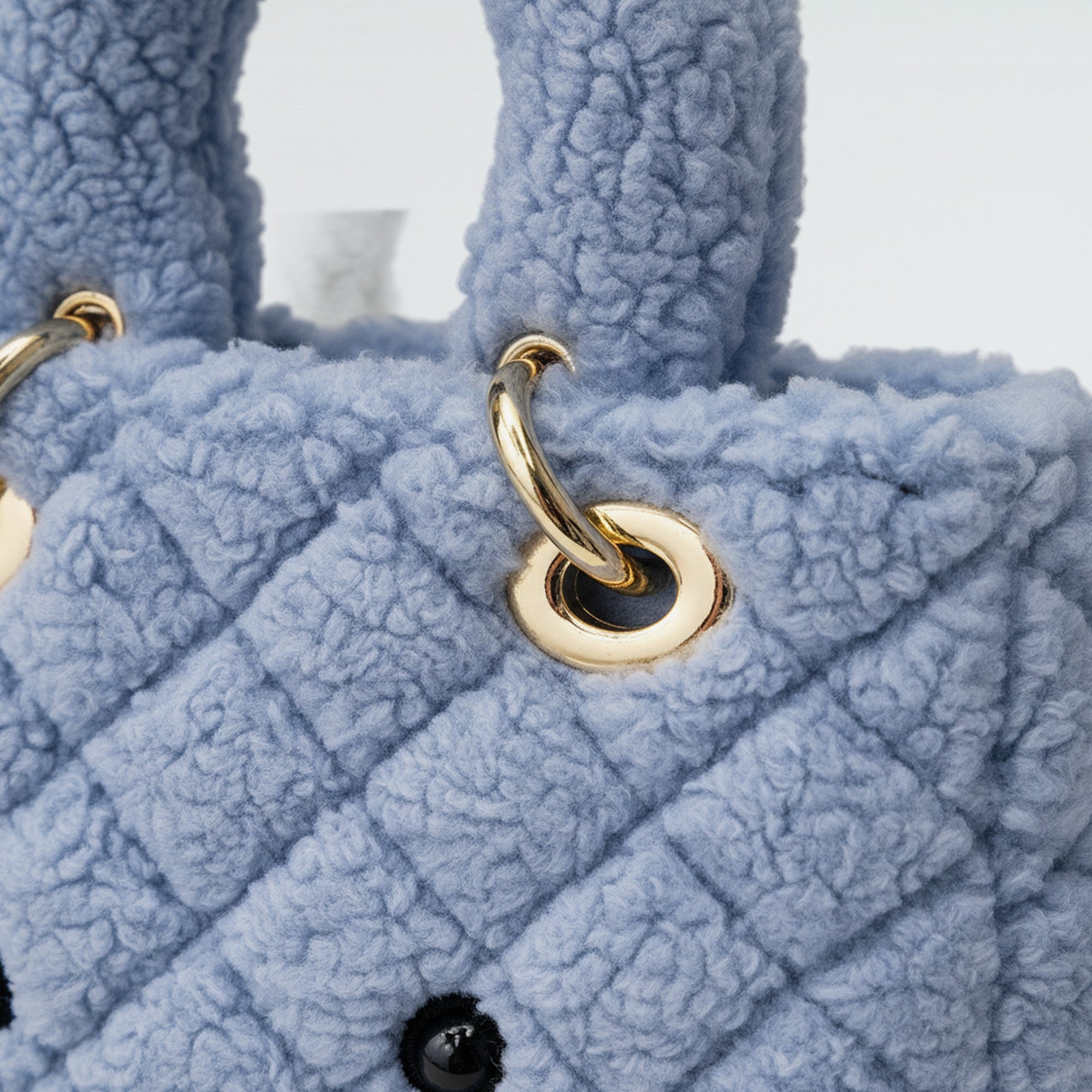 Birkini Quilted Plush Handbag - Bagulia
