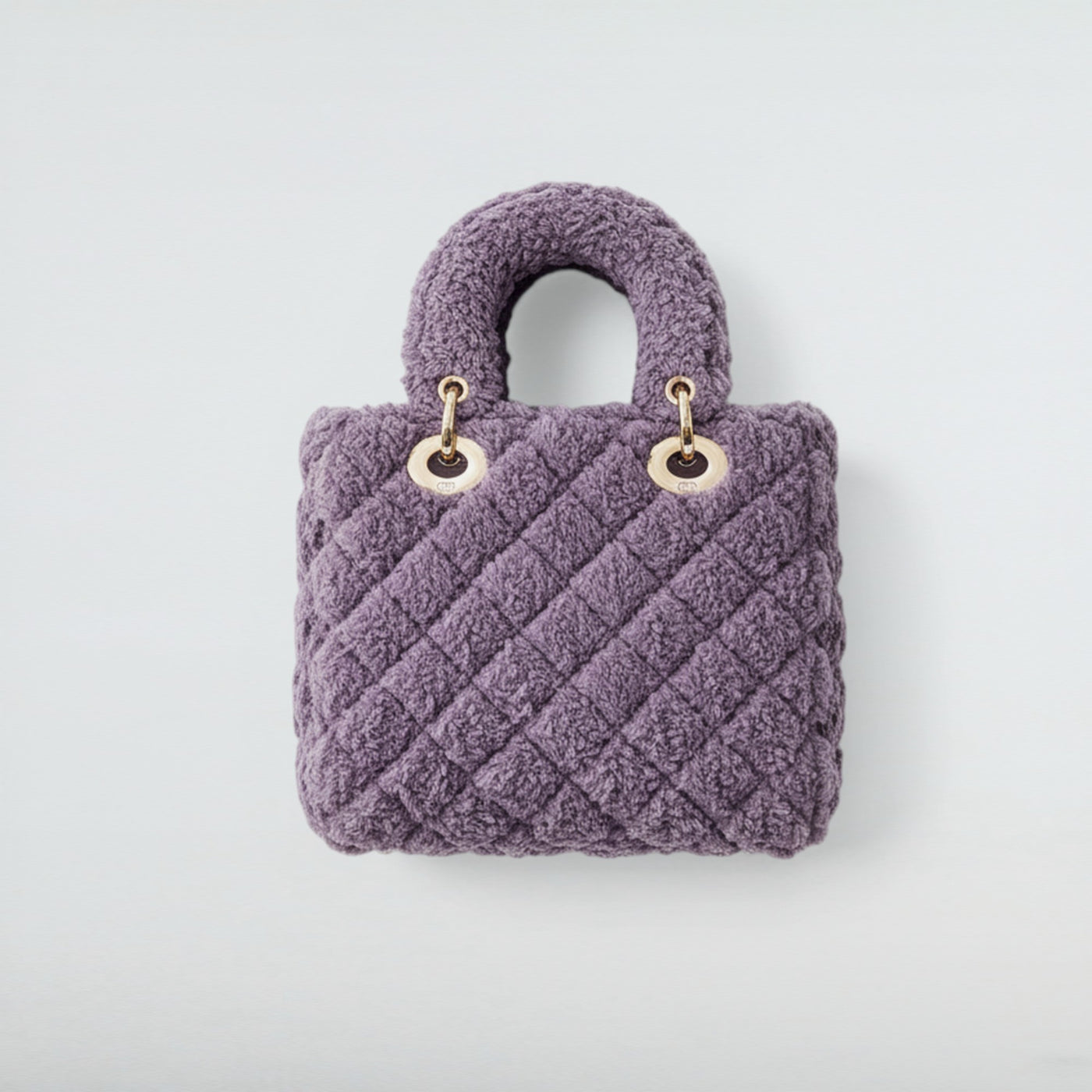 Birkini Quilted Plush Handbag - Bagulia
