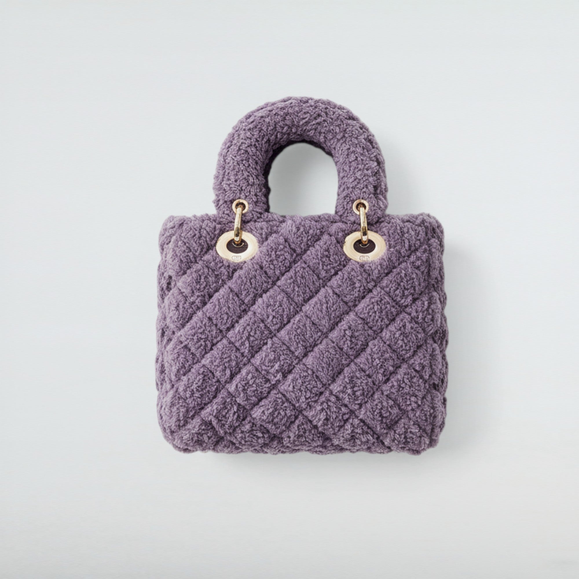 Birkini Quilted Plush Handbag - Bagulia