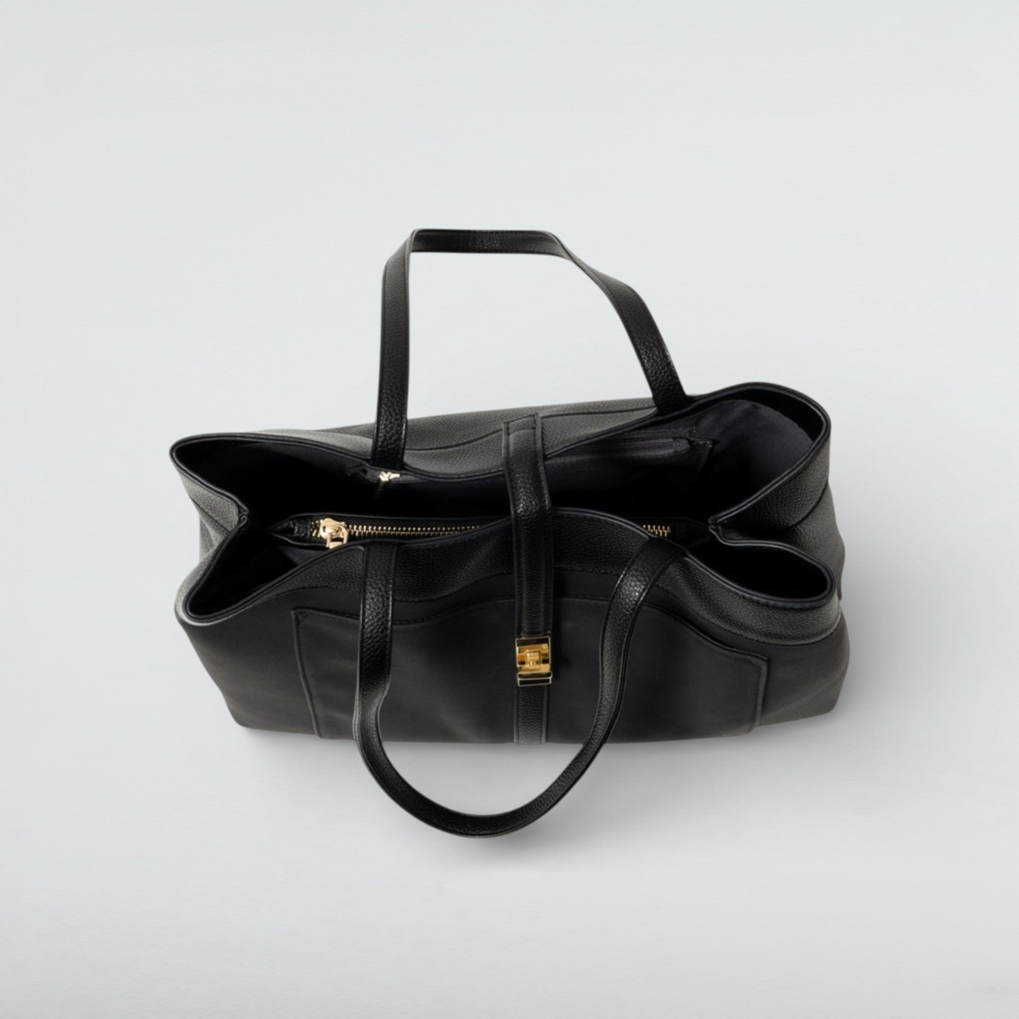 Black Sahara Tote Bag-5