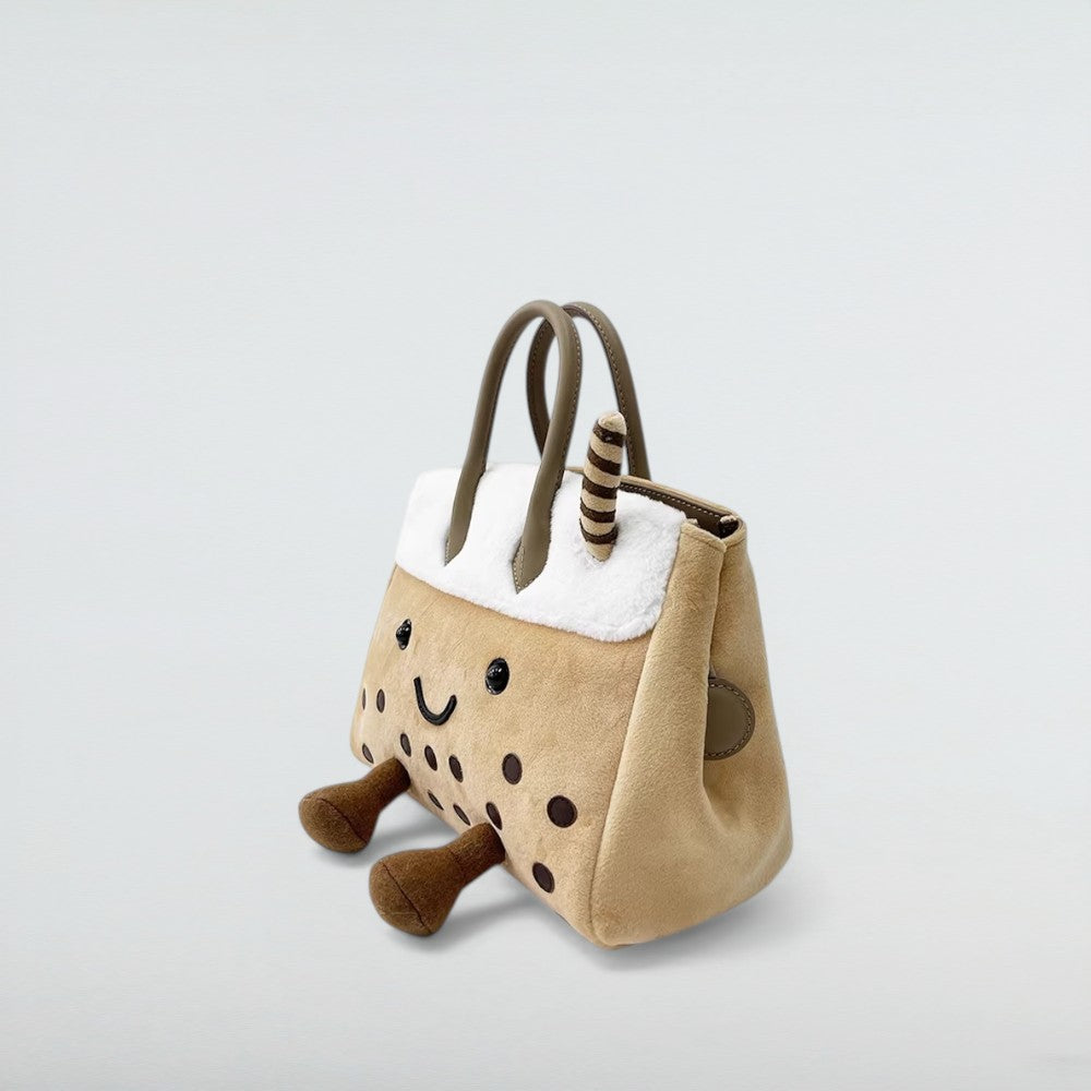 Boba Tea Birky Terry Cloth Tote Bag 2 Bagulia