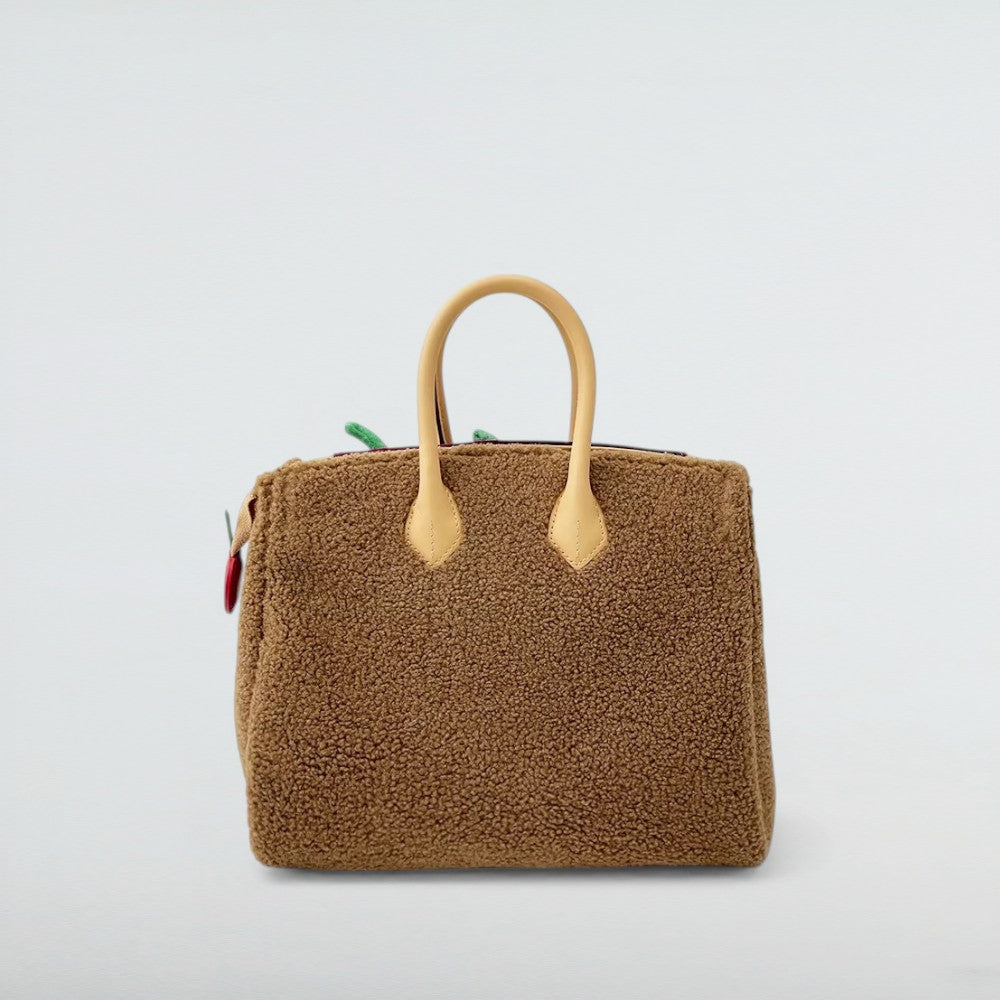 Cherry Cake Birky Terry Cloth Tote Bag 4 Bagulia