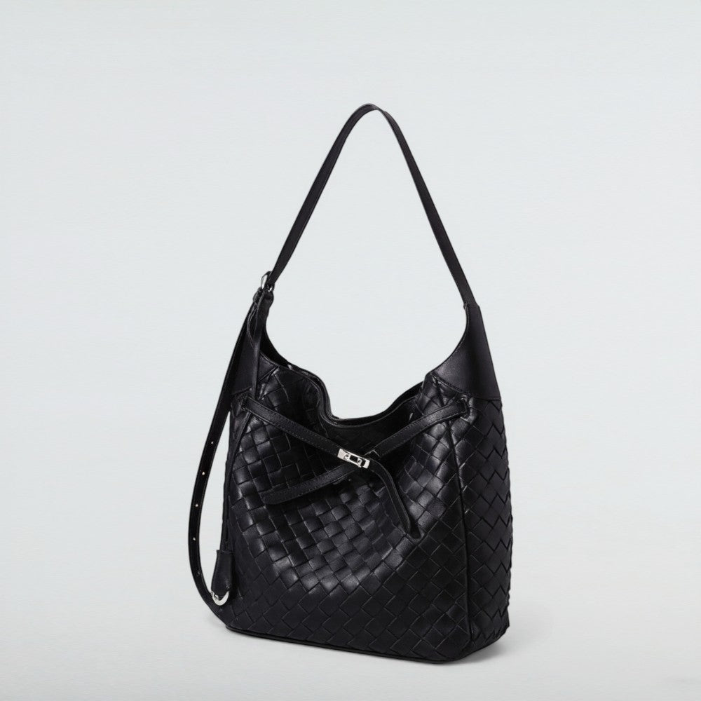 Cici Midi Vintage Woven Leather Tote Bag 12 – Bagulia