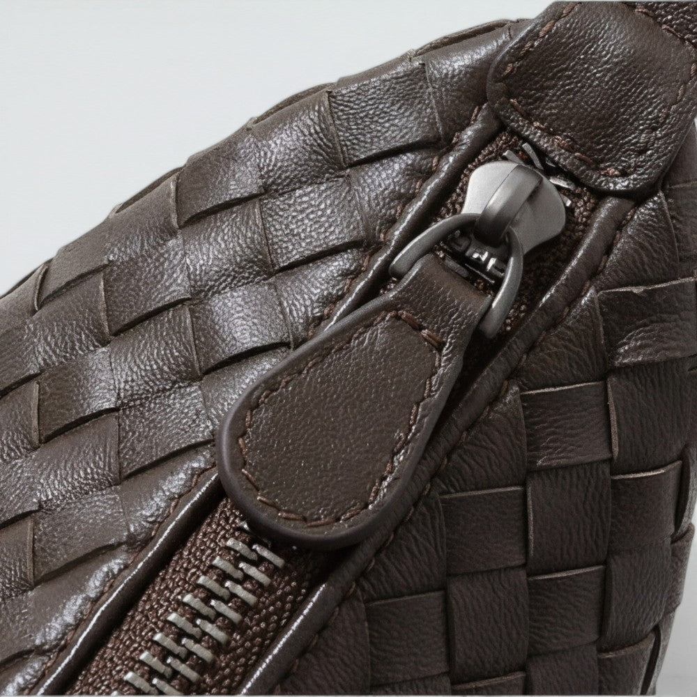 Cici Mini Woven Leather Crossbody Bag 8 – Bagulia