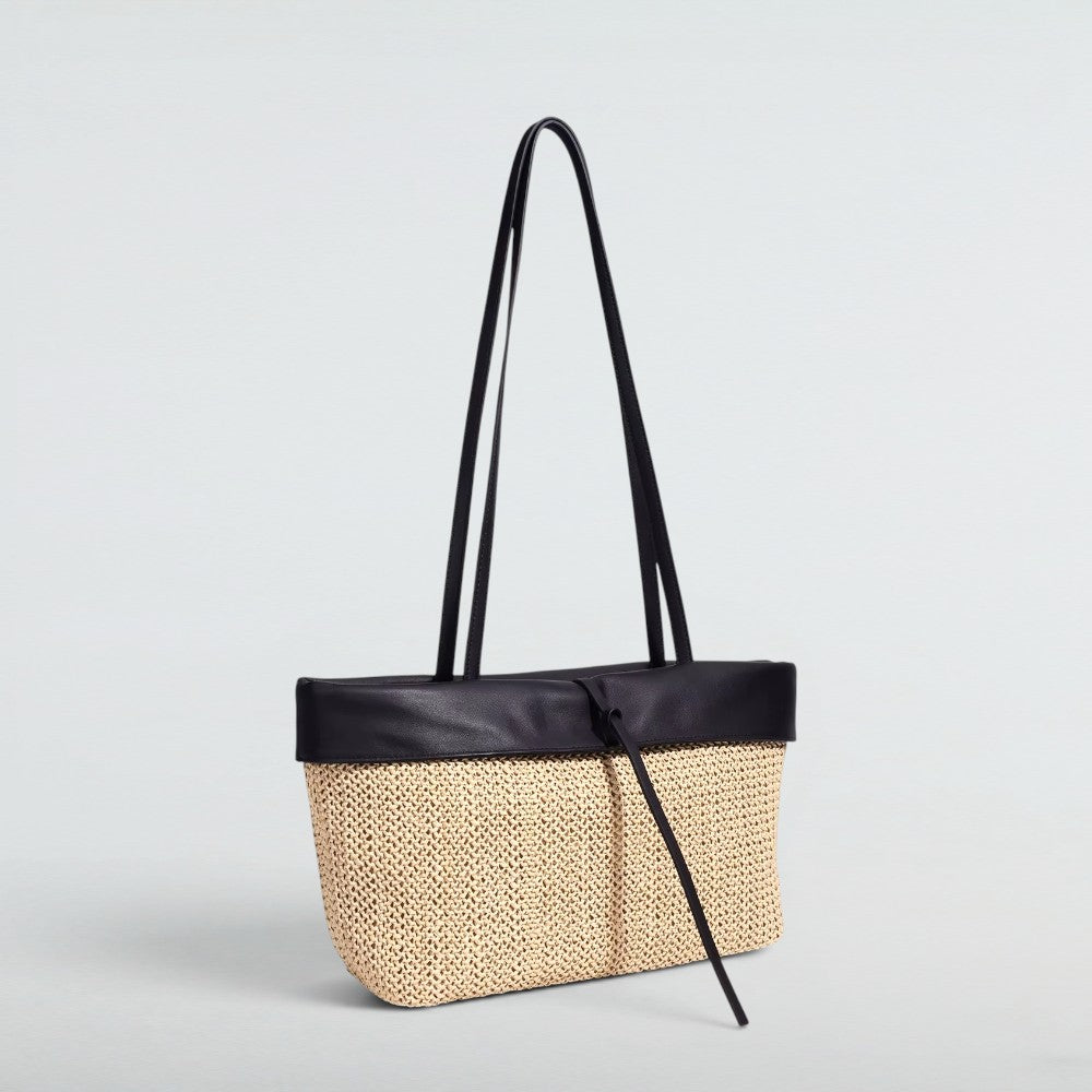 Lagoona Raffia and Leather Tote Bag-thumbmail-7