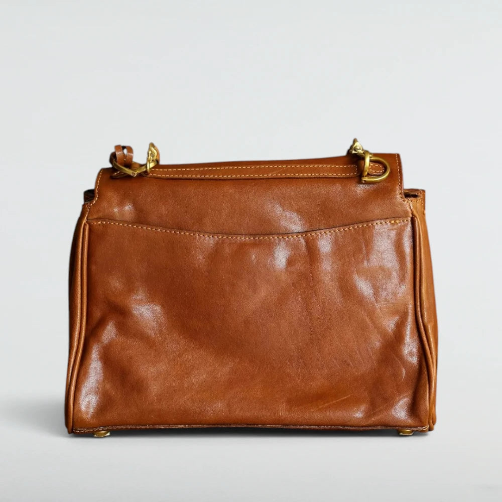 Louve Locket Patina Bag