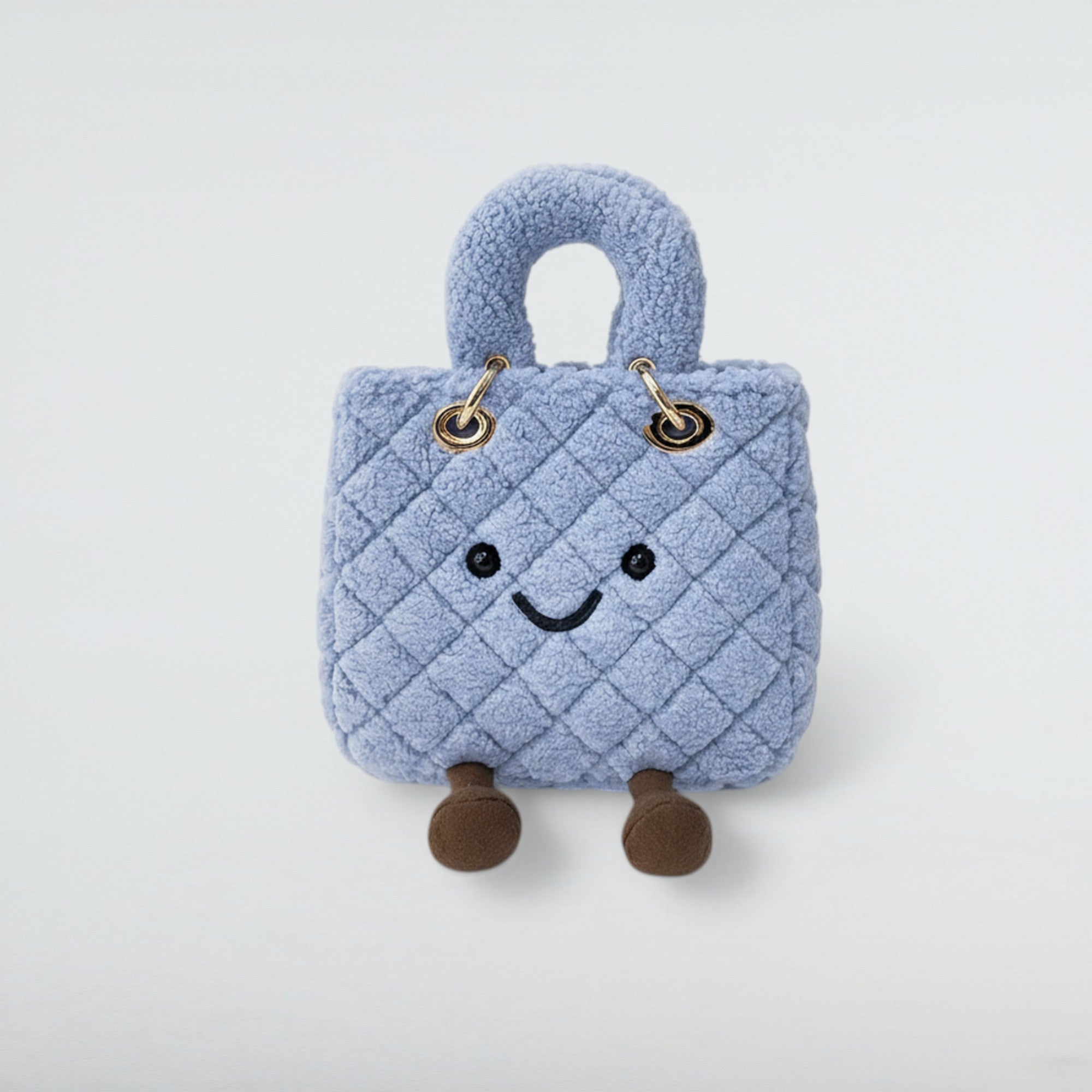 Birkini Quilted Plush Handbag - Bagulia