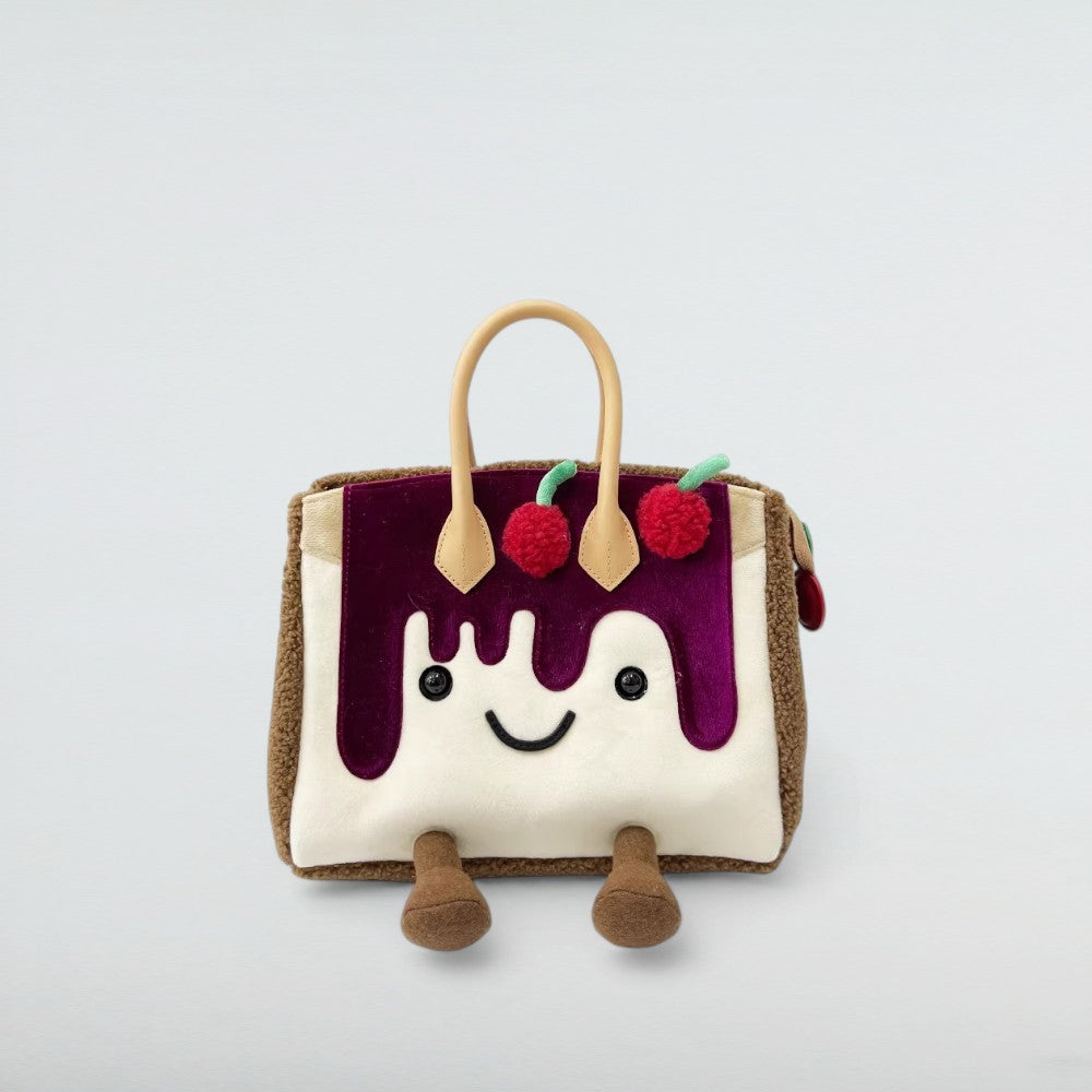 Velvet Cherry Birky Terry Cloth Tote Bag 1 Bagulia