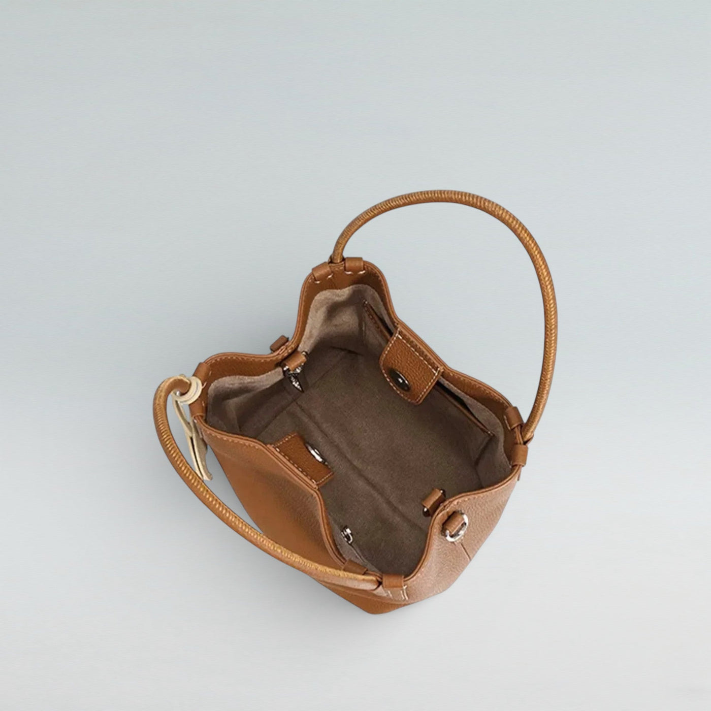 Elly Pebbeled Bucket Bag - Bucket Bag - Bagulia
