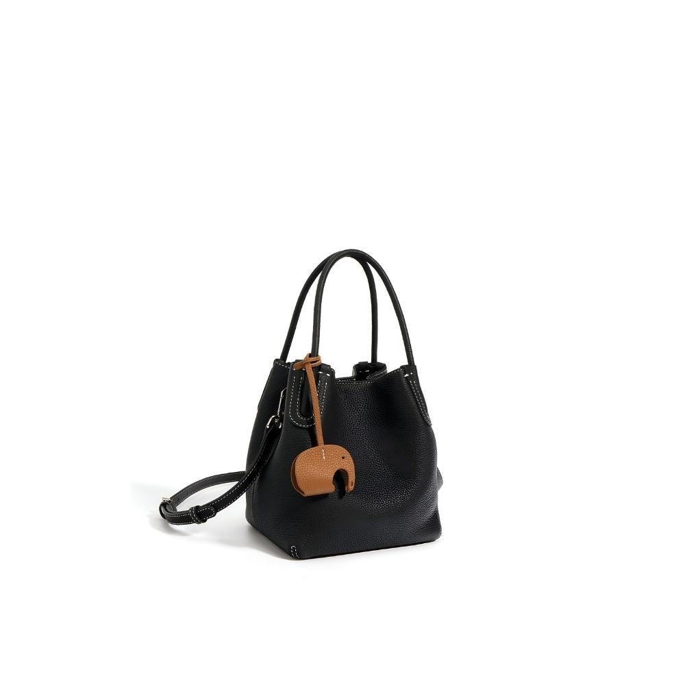 Elly Pebbeled Handbag - Handbag - Bagulia