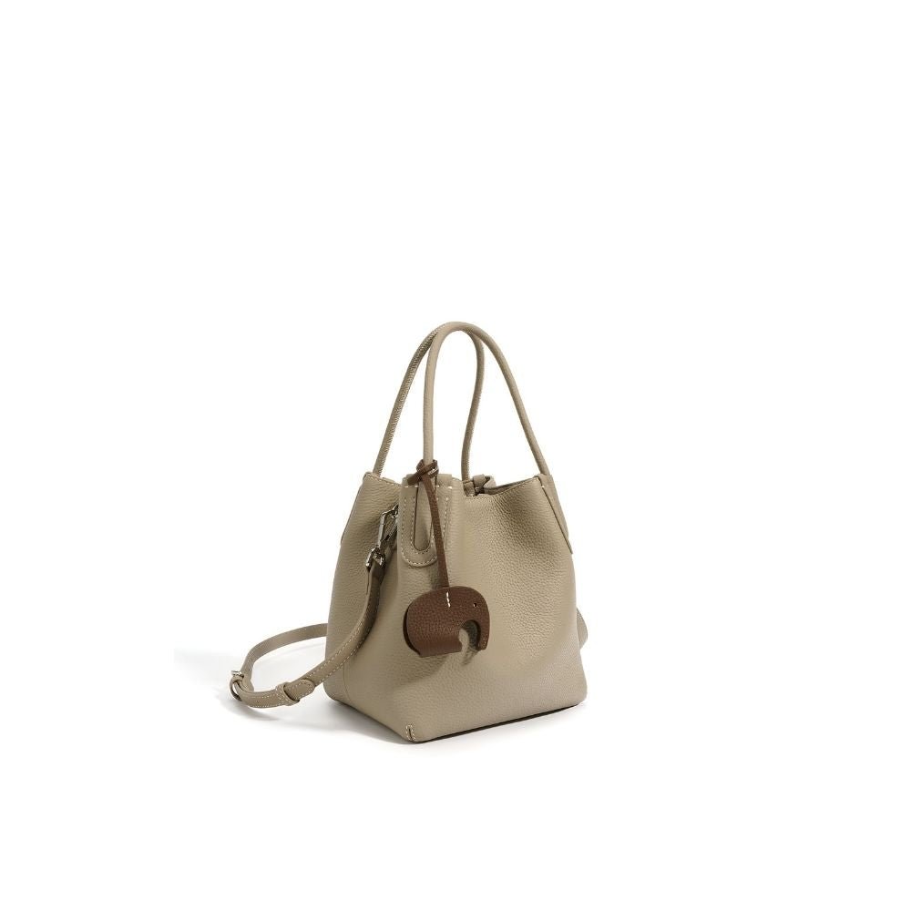 Elly Pebbeled Handbag - Handbag - Bagulia