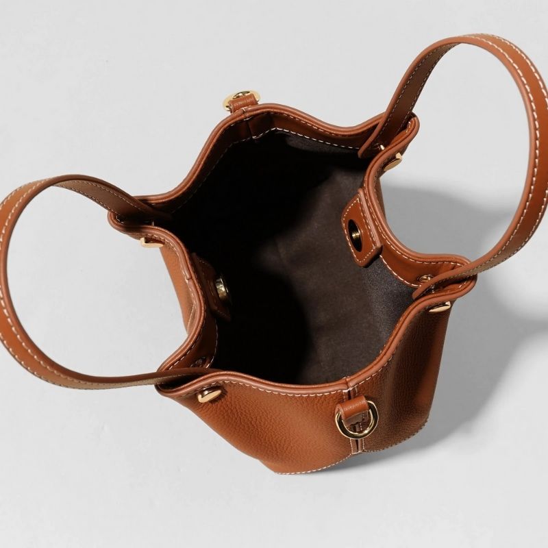 Juliet Bucket Bag - Bucket Bag - Bagulia - Luxury Handmade Leather Bags