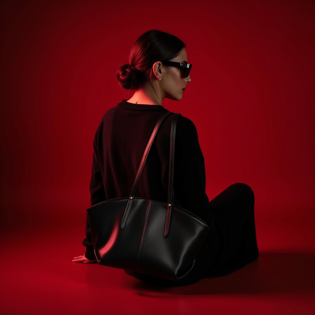 La Space Tote Bag - Bagulia - Luxury Handmade Leather Bags