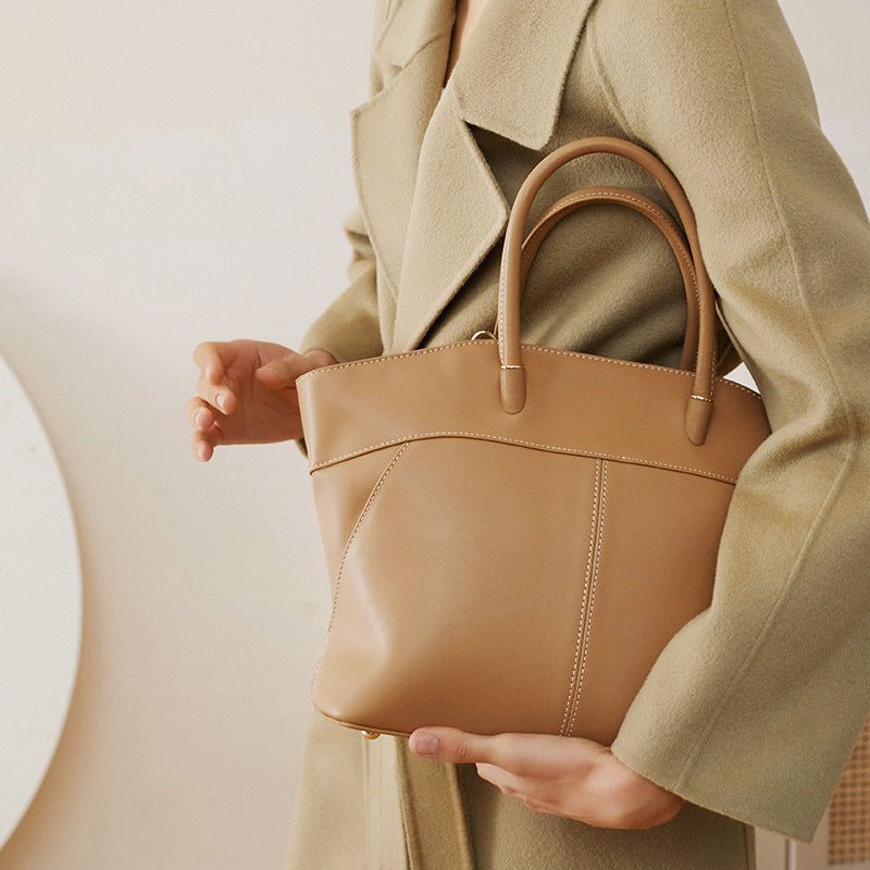 Lady Madonna Zipper Handbag - Bagulia - Luxury Handmade Leather Bags