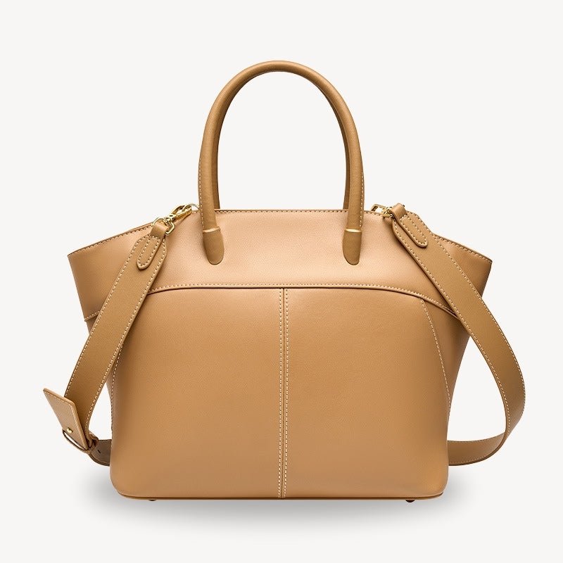 Lady Madonna Zipper Handbag - Bagulia - Luxury Handmade Leather Bags