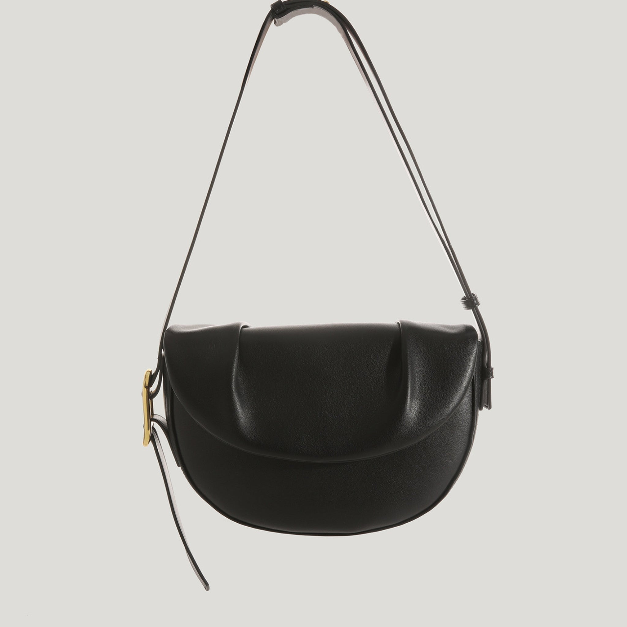 Midnight Eclipse Cross Body Bag Black - Bagulia - Luxury Handmade Leather Bags