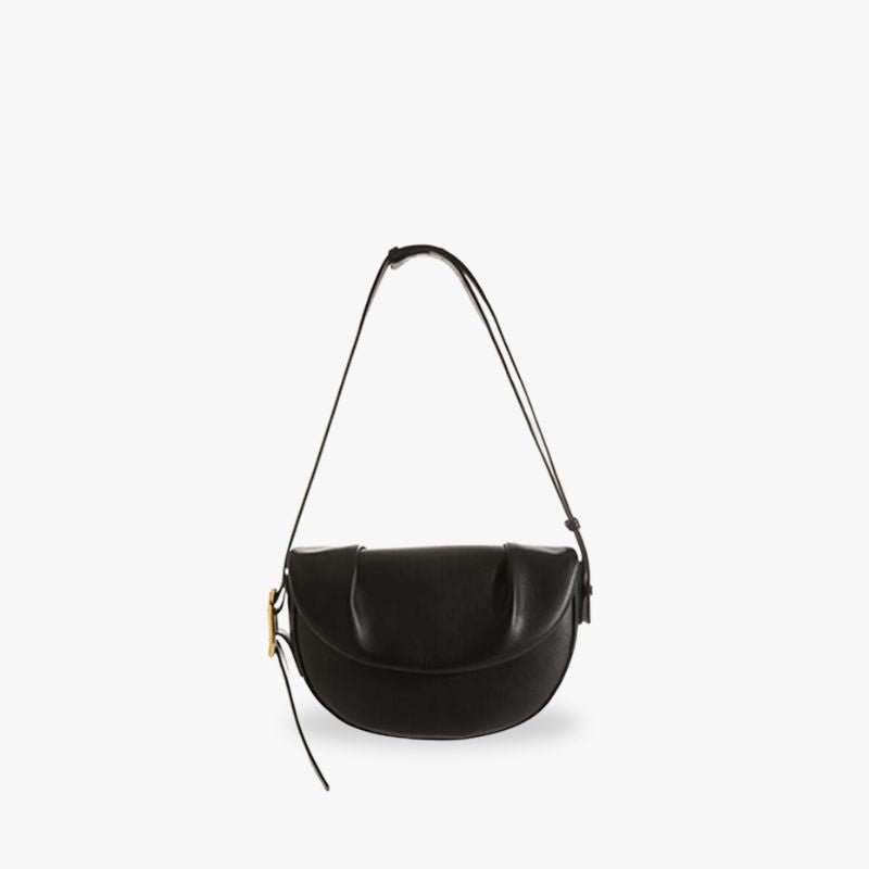 Midnight Eclipse Cross Body Bag Brown - Bagulia - Luxury Handmade Leather Bags