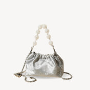 Pearls Mermaid Cross Body Bag - Bagulia - Luxury Handmade Leather Bags