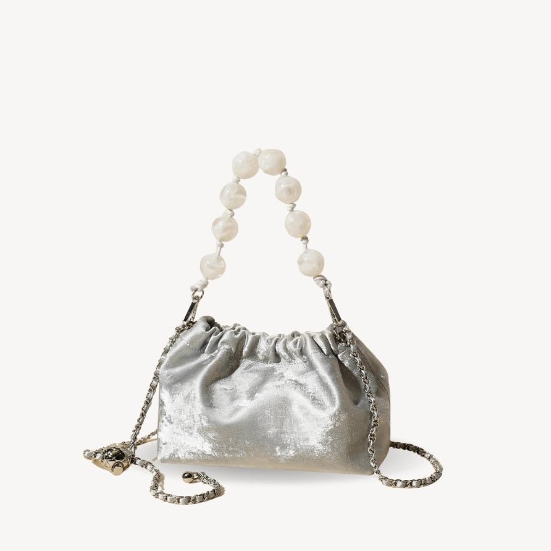 Pearls Mermaid Cross Body Bag - Bagulia - Luxury Handmade Leather Bags