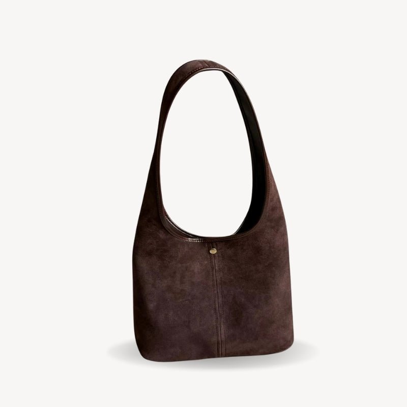 Suede x Canva Handbag - Bagulia - Luxury Handmade Leather Bags