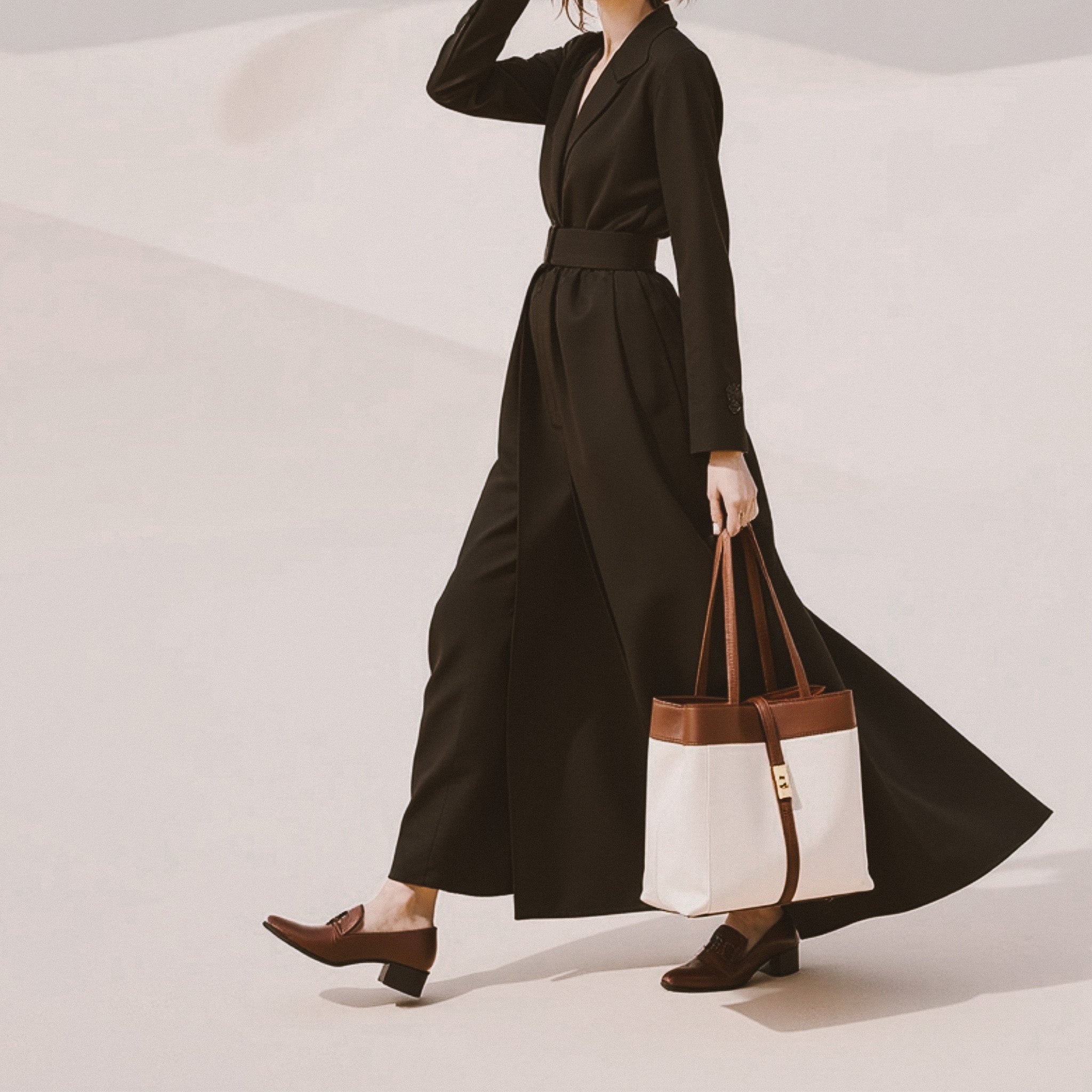 White Sahara Tote Bag - Tote Bag - Bagulia