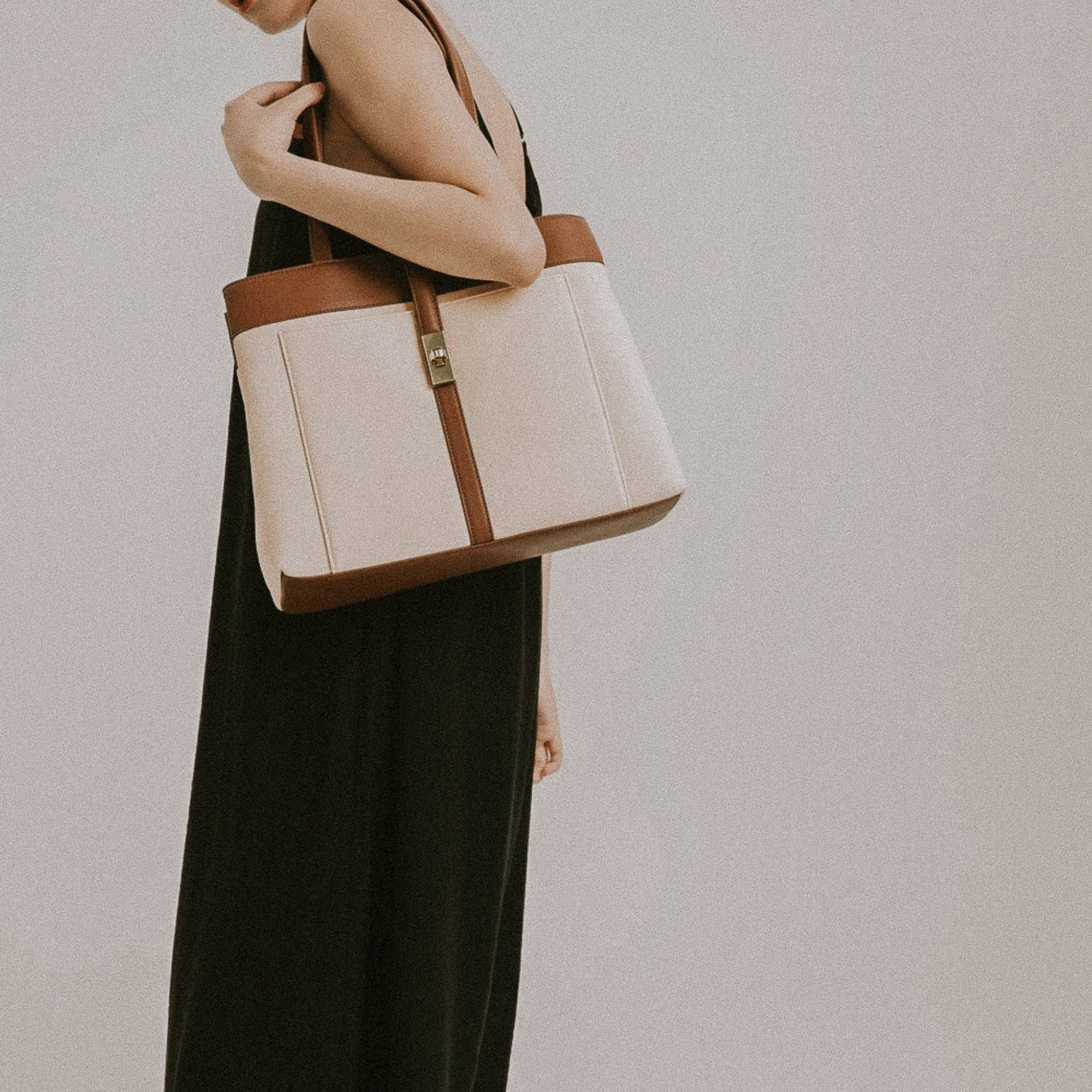 White Sahara Tote Bag - Tote Bag - Bagulia